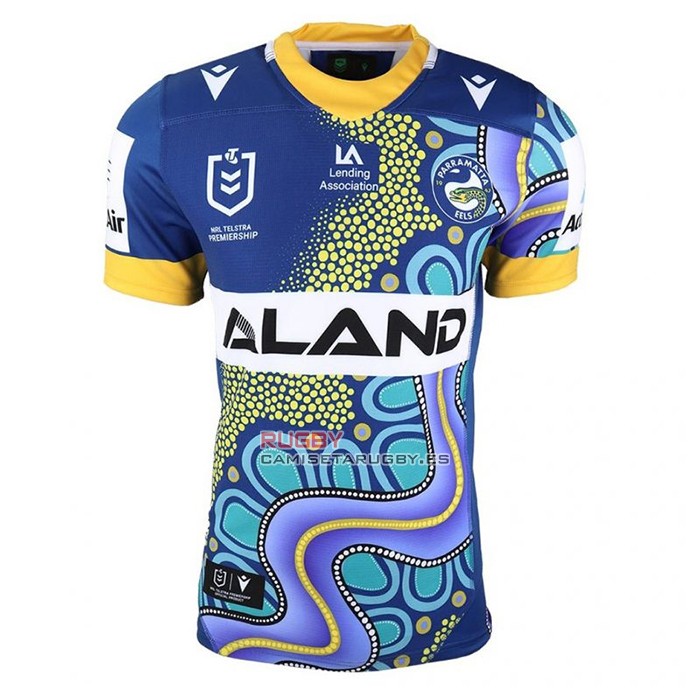 Camiseta Parramatta Eels Rugby 2021 Indigena